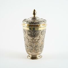 Christian Lieberkuehn dJ - Grosser Muenzdeckelbecher, 81600-9, Van Ham Kunstauktionen