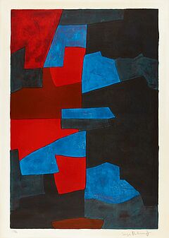Serge Poliakoff - Composition rouge bleue et noire, 58747-2, Van Ham Kunstauktionen