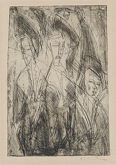 Ernst Ludwig Kirchner - Drei Kokotten bei Nacht, 68002-20, Van Ham Kunstauktionen