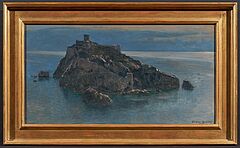 Eugen Bracht - Blaue Insel Isola di Bergeggi bei Spotorno, 81450-1, Van Ham Kunstauktionen