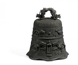 Grosse Glocke mit Drachen und Phoenix, 66196-1, Van Ham Kunstauktionen