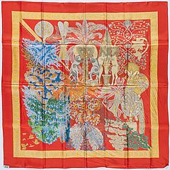 Hermes - Carre Les Legendes de lArbre, 69664-172, Van Ham Kunstauktionen