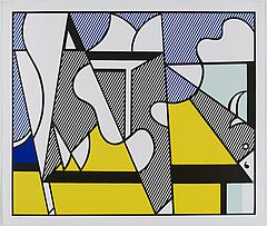 Roy Lichtenstein - Cow Triptych Cow Going Abstract, 69555-3, Van Ham Kunstauktionen