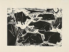 Willy Robert Huth - Kuehe auf einer Weide, 80374-220, Van Ham Kunstauktionen