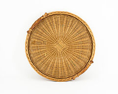 Frankreich - Grosses HERMES  Korbtablett OSERAIE, 73245-10, Van Ham Kunstauktionen