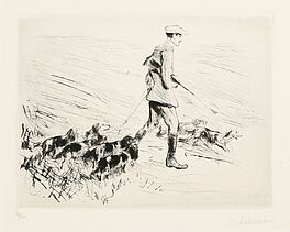 Max Liebermann - Jaeger mit Hunden, 61174-124, Van Ham Kunstauktionen