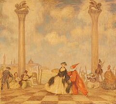 Hanns Pellar - Galante Gesellschaft in Venedig, 80373-2, Van Ham Kunstauktionen