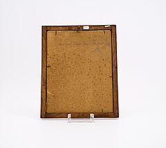 Josef Anton Hess - Hinterglasgemaelde mit Dame beim Fuettern eines Singvogels als Schattenriss, 80922-11, Van Ham Kunstauktionen