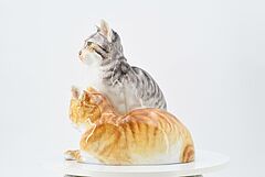Meissen - Katzenpaar, 75074-60, Van Ham Kunstauktionen