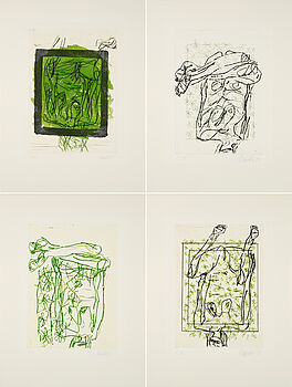 Georg Baselitz - Aus 1001 Nacht - Die Geschichte des Lasttraegers und der drei Damen, 81453-1, Van Ham Kunstauktionen