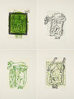 Georg Baselitz - Aus 1001 Nacht - Die Geschichte des Lasttraegers und der drei Damen, 81453-1, Van Ham Kunstauktionen