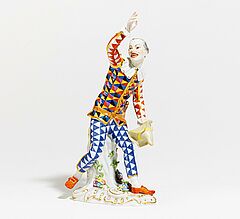 Meissen - Harlekin ohne Maske aus der Serie Komoedianten, 66841-2, Van Ham Kunstauktionen