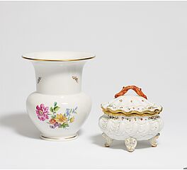 Meissen - Gefusste Dose aus dem Schwanenservice, 69805-5, Van Ham Kunstauktionen