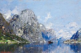 Georg Anton Rasmussen - Norwegischer Fjord, 58151-1, Van Ham Kunstauktionen