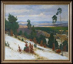 Fritz von Wille - Tauender Schnee in der Eifellandschaft, 65903-1, Van Ham Kunstauktionen