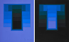 Karl Gerstner - Colour Sounds Blue I und II, 70069-46, Van Ham Kunstauktionen