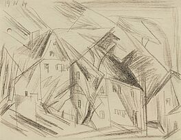 Lyonel Feininger - Thueringer Dorf, 81666-5, Van Ham Kunstauktionen