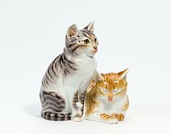 Meissen - Katzenpaar, 75074-60, Van Ham Kunstauktionen