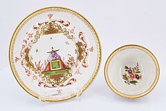 Meissen - Koppchen und Untertasse mit Chinoiserien, 73258-3, Van Ham Kunstauktionen