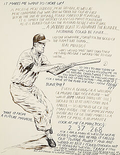 Raymond Pettibon - It Makes Me Want to Choke Up, 81351-80, Van Ham Kunstauktionen