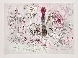 Roberto Matta - Le poing de jour Aus Hommage a Picasso, 73743-58, Van Ham Kunstauktionen