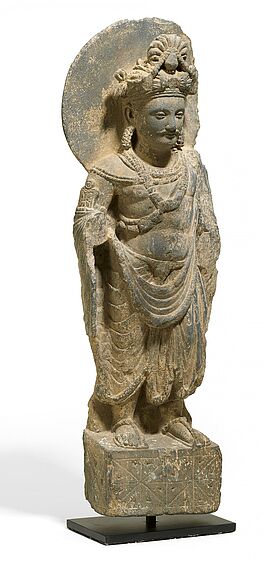 Seltener und feiner stehender Bodhisattva, 68471-2, Van Ham Kunstauktionen