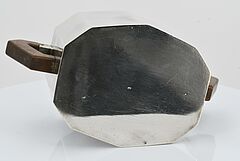 Wohl Belgien - Fuenfteiliges Art Deco Kaffee- und Teeservice mit facettiertem Korpus, 73549-19, Van Ham Kunstauktionen