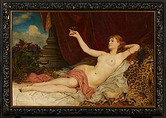 Carl Johann Spielter - Odaliske mit Sektschale, 76352-1, Van Ham Kunstauktionen