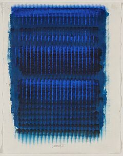 Heinz Mack - Ohne Titel Farbchromatik blau, 81150-3, Van Ham Kunstauktionen