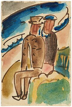 Karl Schmidt-Rottluff - Zwei Fischer, 82124-21, Van Ham Kunstauktionen