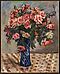 Lovis Corinth - Stillleben - Rote und rosa Rosen in Vase auf Tischtuch Blumen, 73336-1, Van Ham Kunstauktionen
