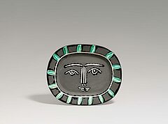 Pablo Picasso Ceramics - Grey Face, 77036-1, Van Ham Kunstauktionen