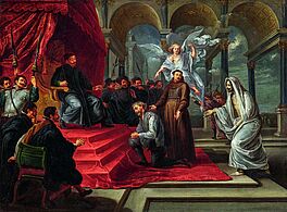 Willem van Herp dAE - Der Heilige Antonius von Padua beweist die Unschuld des des Mordes angeklagten Martin von Bullones, 79204-6, Van Ham Kunstauktionen