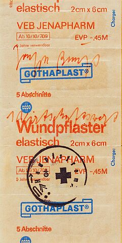 Joseph Beuys - 1 Wirtschaftswert Wundpflaster, 58062-76, Van Ham Kunstauktionen