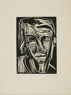 Karl Schmidt-Rottluff - Maedchenkopf, 80374-484, Van Ham Kunstauktionen