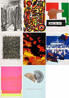 Mappenwerk - Fuer Oskar Lafontaine - Aktion fuer mehr Demokratie, 76505-40, Van Ham Kunstauktionen