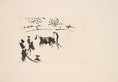 Pablo Picasso - Clavando un par de banderillas Aus La Tauromaquia o Arte de Torear, 76574-4, Van Ham Kunstauktionen
