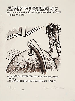 Raymond Pettibon - Ohne Titel He could not, 81257-6, Van Ham Kunstauktionen