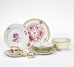 Meissen - Konvolut ein Gedeck zwei Teller, 54937-3, Van Ham Kunstauktionen