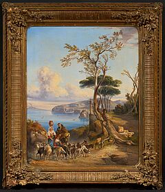 Consalvo Carelli - In der Bucht von Neapel, 76842-1, Van Ham Kunstauktionen