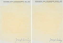 Joseph Beuys - Aus Fettbriefe, 77090-3, Van Ham Kunstauktionen