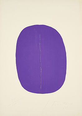 Lucio Fontana - Concetto Spaziale Ovale violet avec fente, 77546-5, Van Ham Kunstauktionen