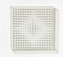 Hartmut Boehm - Quadratrelief 11 25 Grad Aus Visuell veraenderliche Struktur, 69280-1, Van Ham Kunstauktionen