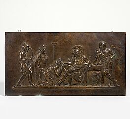 Reliefplatte mit Priamos vor Achill, 74103-1, Van Ham Kunstauktionen