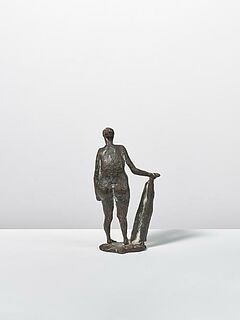 Waldemar Otto - Kleine Stehende mit Gewand, 80100-74005, Van Ham Kunstauktionen