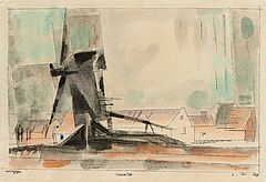 Lyonel Feininger - Windmuehle, 76574-23, Van Ham Kunstauktionen