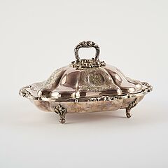 Servier Deckelschüssel mit Einsatz, 80784-1, Van Ham Kunstauktionen