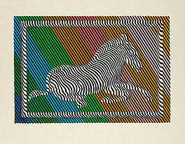 Victor Vasarely - Ohne Titel Pferd, 81856-2, Van Ham Kunstauktionen