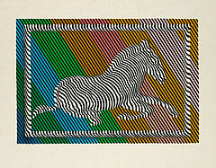 Victor Vasarely - Ohne Titel Pferd, 81856-2, Van Ham Kunstauktionen