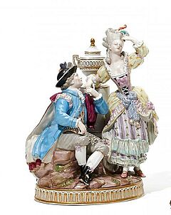 Meissen - Schwedische Hofgruppe, 55279-3, Van Ham Kunstauktionen